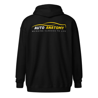 Adult Auto Anatomy Heavy Blend Zipped Hoodie