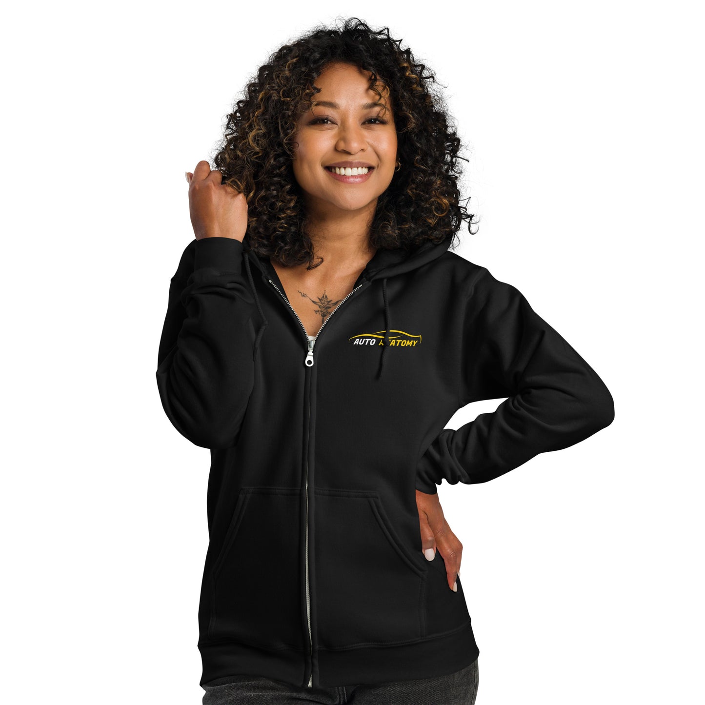 Adult Auto Anatomy Heavy Blend Zipped Hoodie