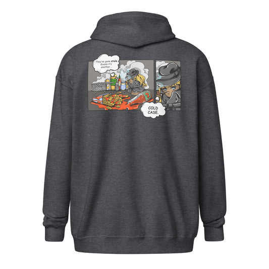 Adult Mrs. Freeze 'Detective Potato' Zipped Hoodie