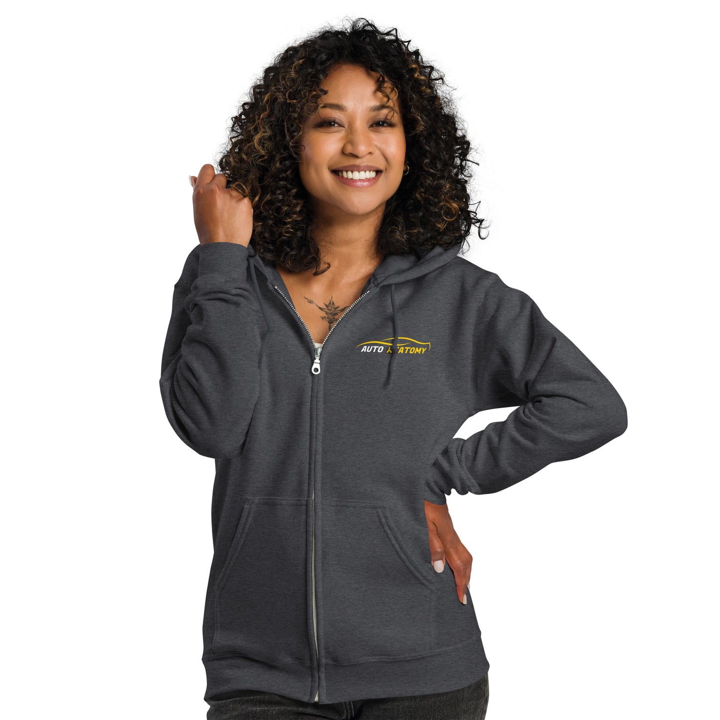 Adult Auto Anatomy Heavy Blend Zipped Hoodie