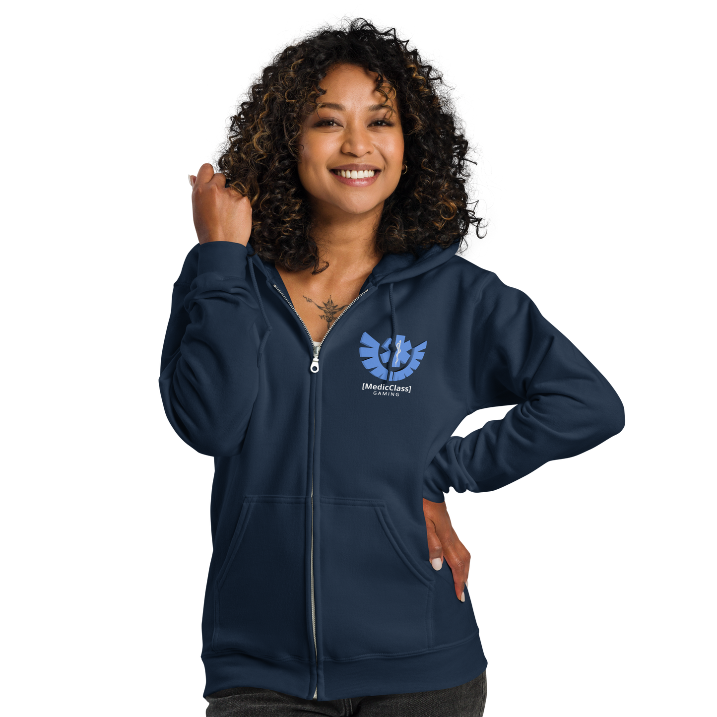 MedicClass Gaming Unisex Heavy Blend Zip Hoodie