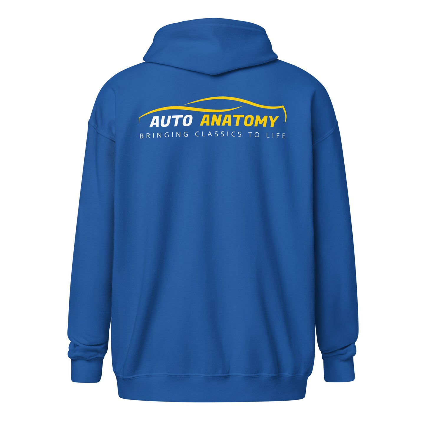 Adult Auto Anatomy Heavy Blend Zipped Hoodie