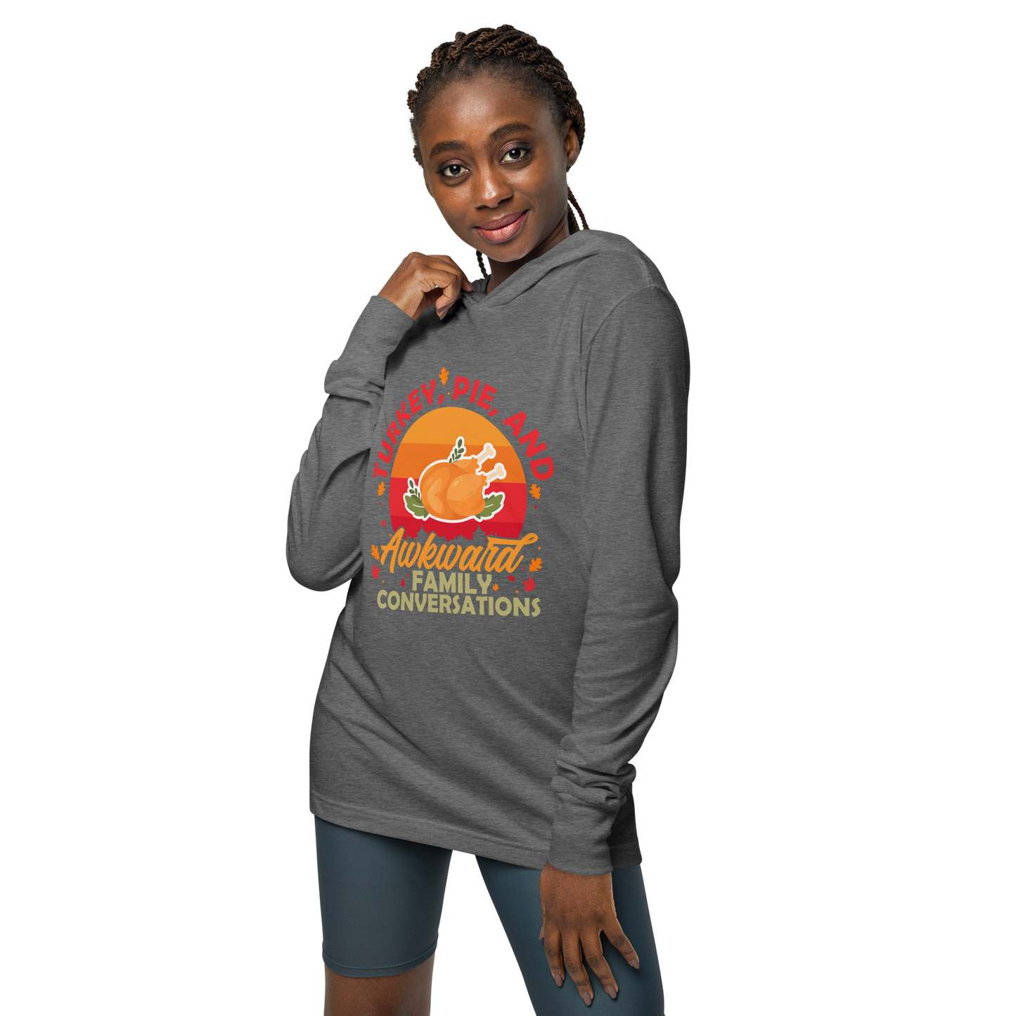 Adult GU 'Turkey and Pie' Lightweight Hoodie