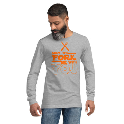 Adult GU 'May the Fork' Long Sleeve T-Shirt