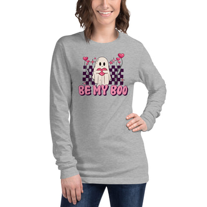 Adult 'Be My Boo' Long Sleeve T-Shirt