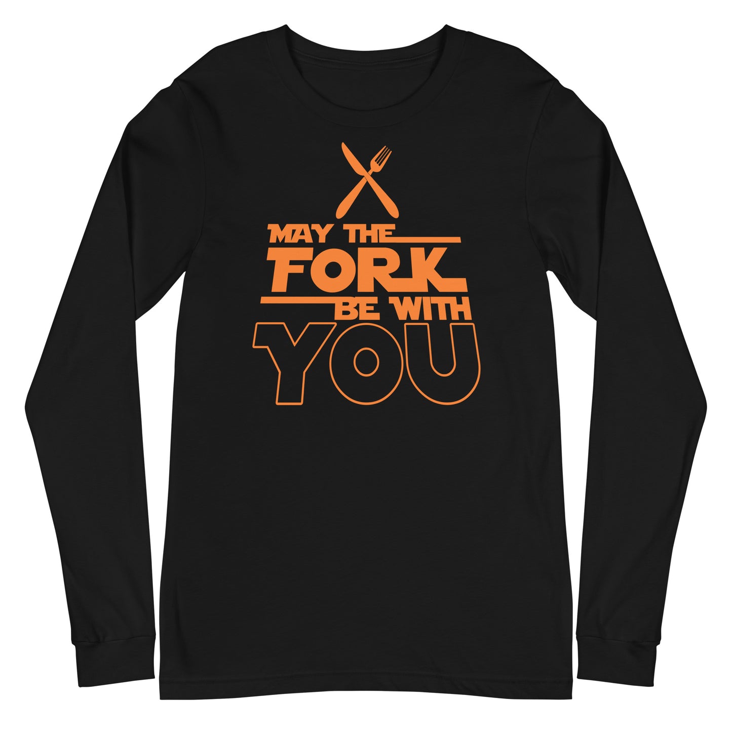 Adult GU 'May the Fork' Long Sleeve T-Shirt