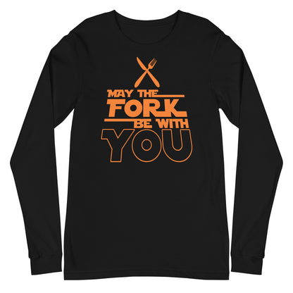 Adult GU 'May the Fork' Long Sleeve T-Shirt