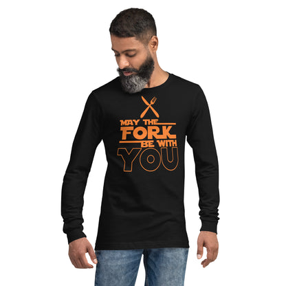 Adult GU 'May the Fork' Long Sleeve T-Shirt