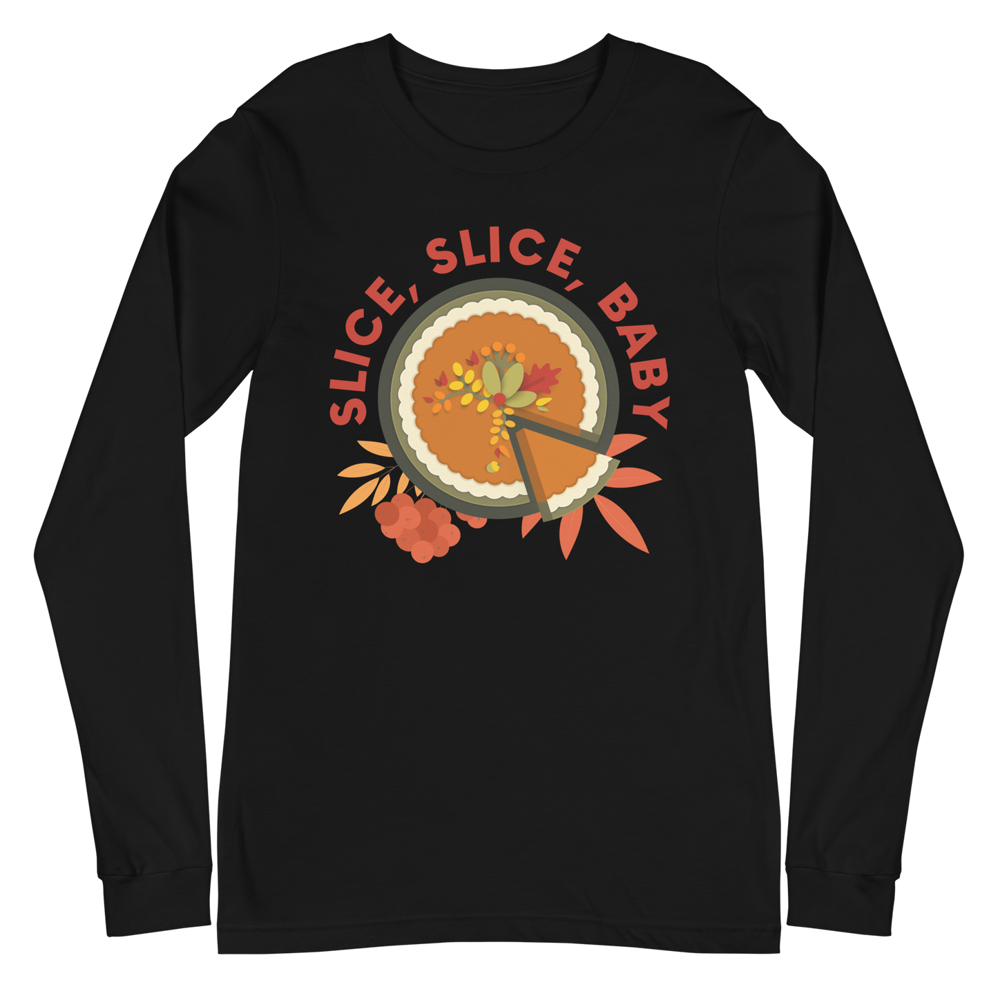 Adult GU 'Slice, Slice, Baby' Long Sleeve T-Shirt