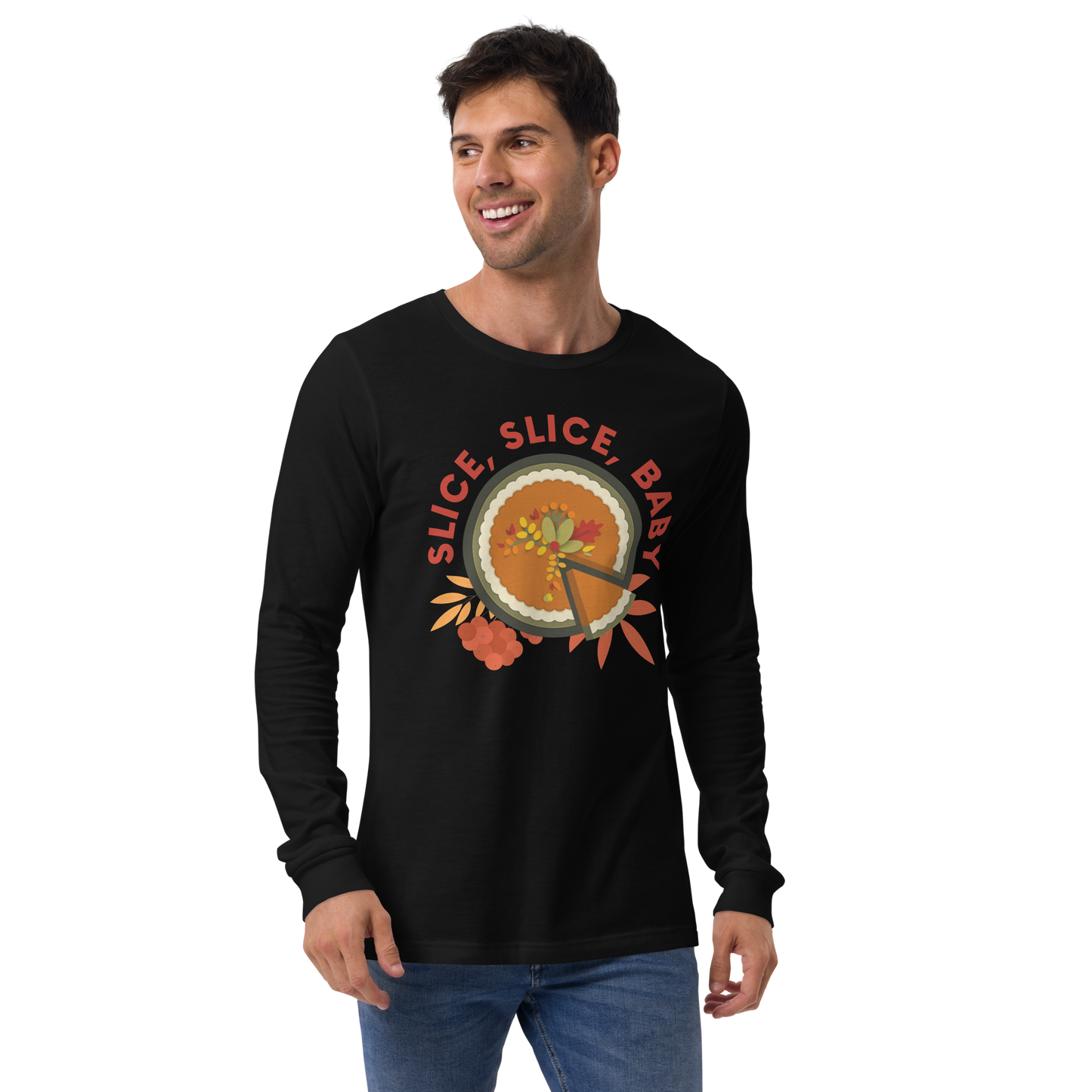 Adult GU 'Slice, Slice, Baby' Long Sleeve T-Shirt