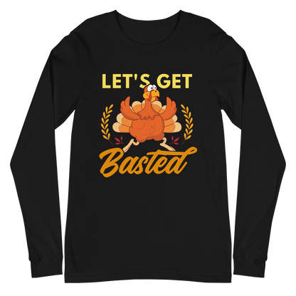 Adult GU 'Let's Get Basted' Long Sleeve T-Shirt