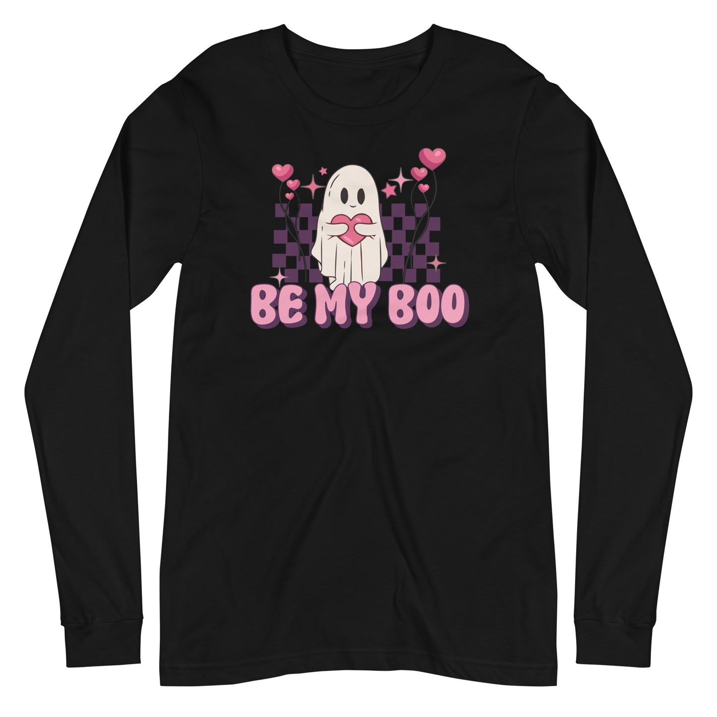 Adult 'Be My Boo' Long Sleeve T-Shirt