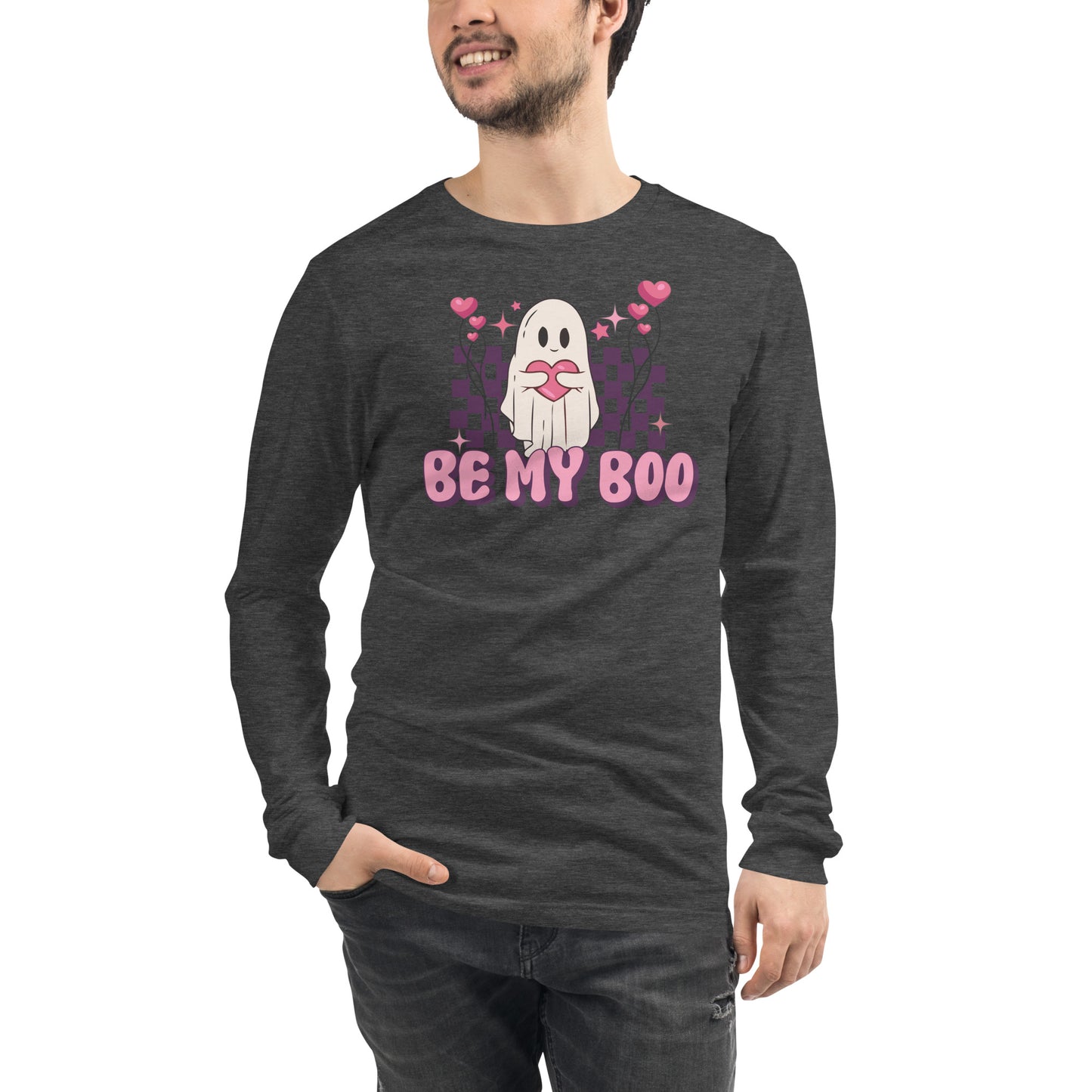 Adult 'Be My Boo' Long Sleeve T-Shirt