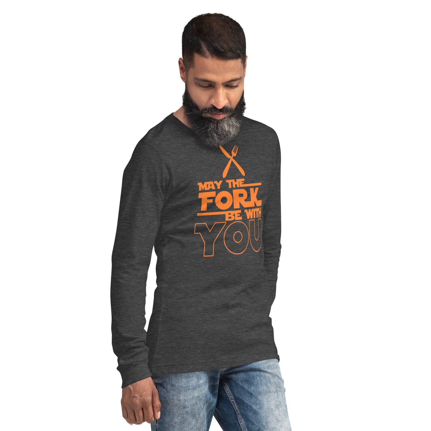 Adult GU 'May the Fork' Long Sleeve T-Shirt