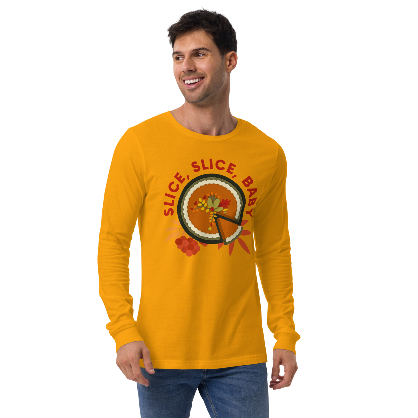 Adult GU 'Slice, Slice, Baby' Long Sleeve T-Shirt