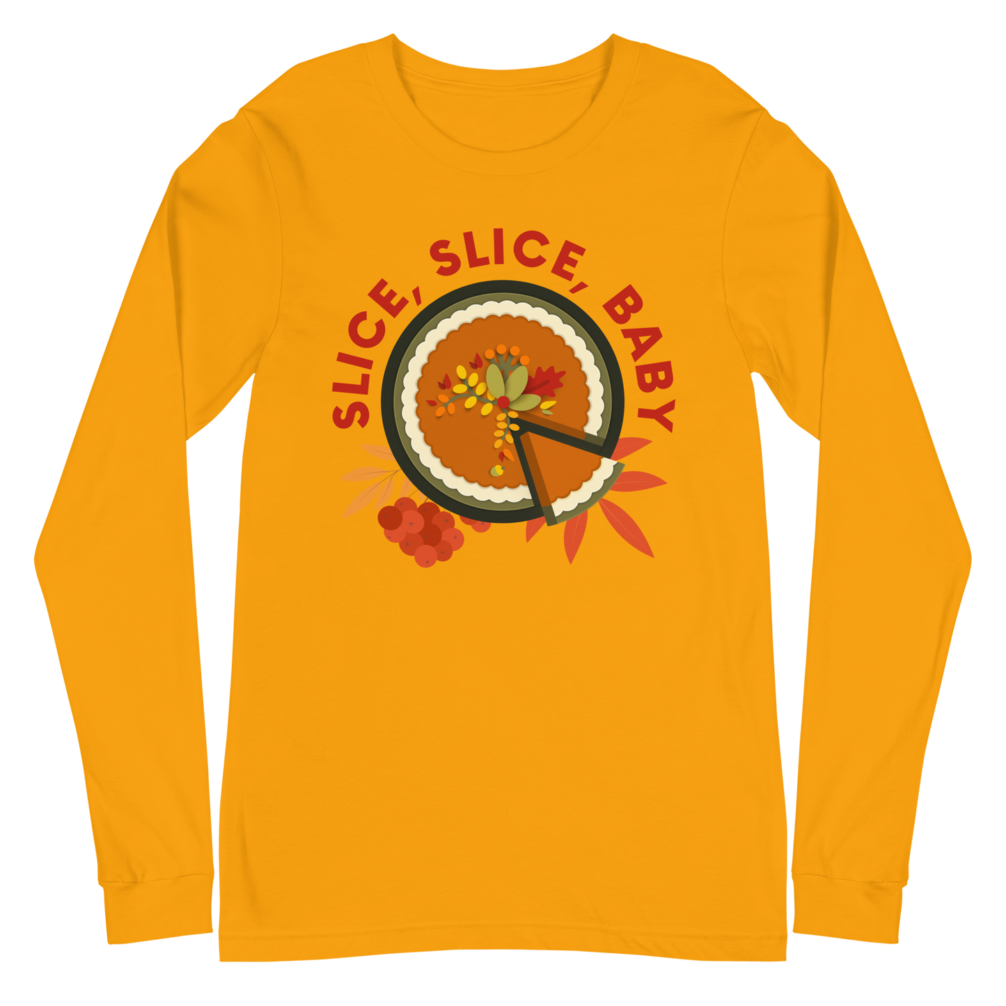 Adult GU 'Slice, Slice, Baby' Long Sleeve T-Shirt