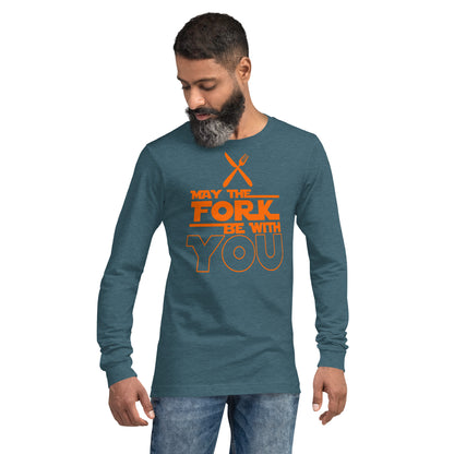 Adult GU 'May the Fork' Long Sleeve T-Shirt