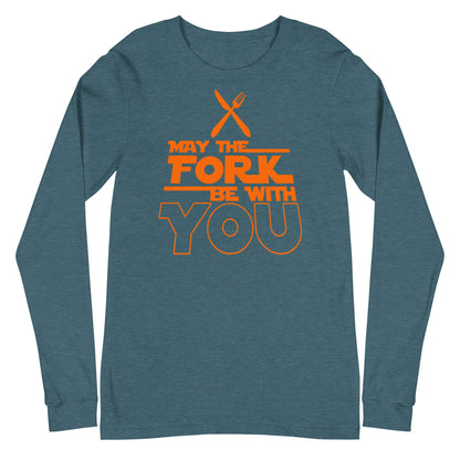 Adult GU 'May the Fork' Long Sleeve T-Shirt