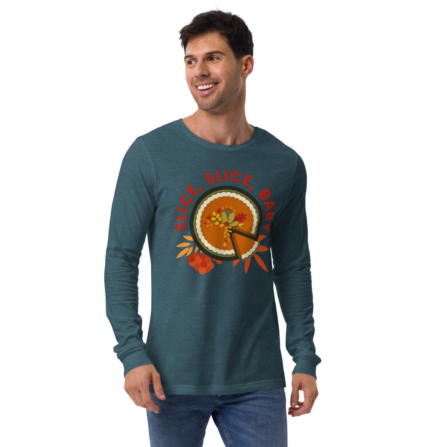 Adult GU 'Slice, Slice, Baby' Long Sleeve T-Shirt