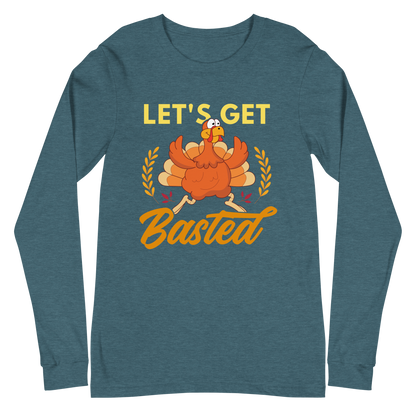 Adult GU 'Let's Get Basted' Long Sleeve T-Shirt