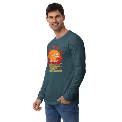 Adult GU 'Turkey and Pie' Long Sleeve T-Shirt