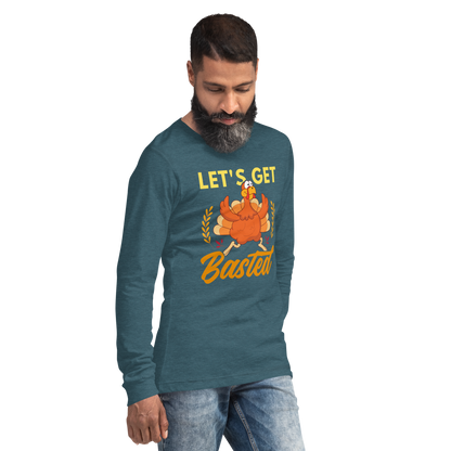 Adult GU 'Let's Get Basted' Long Sleeve T-Shirt