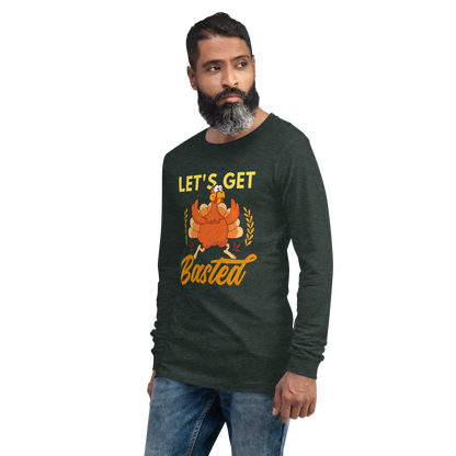 Adult GU 'Let's Get Basted' Long Sleeve T-Shirt