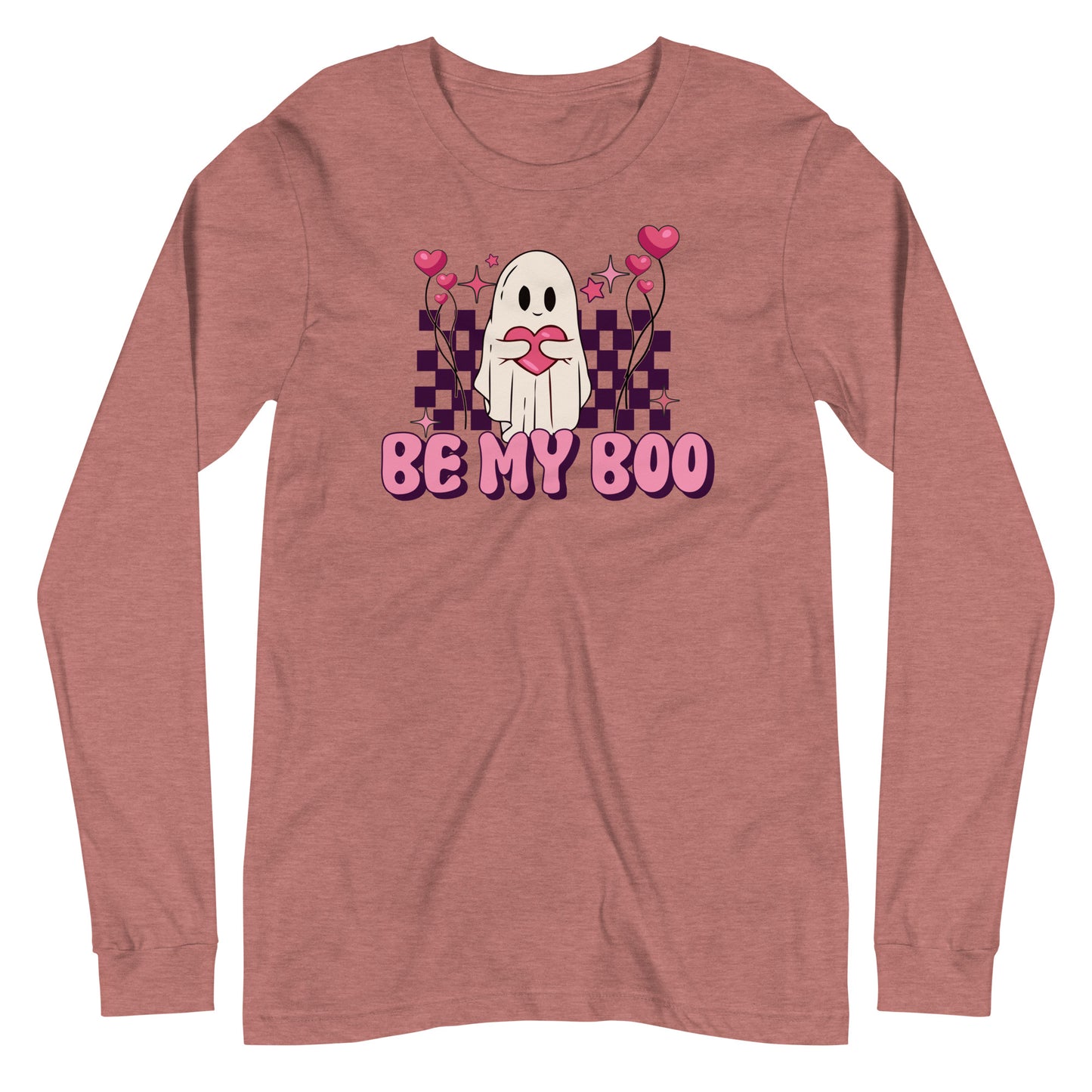 Adult 'Be My Boo' Long Sleeve T-Shirt