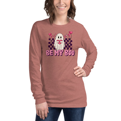 Adult 'Be My Boo' Long Sleeve T-Shirt