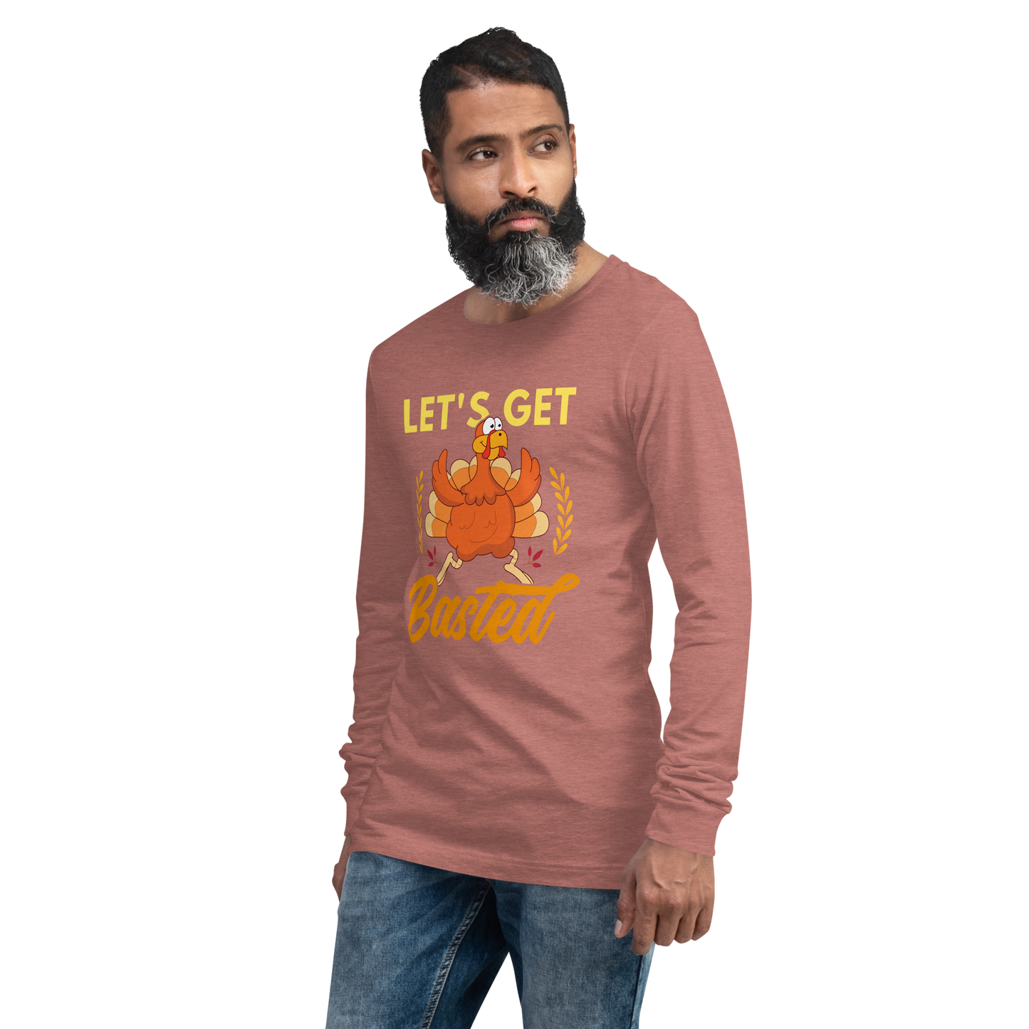 Adult GU 'Let's Get Basted' Long Sleeve T-Shirt