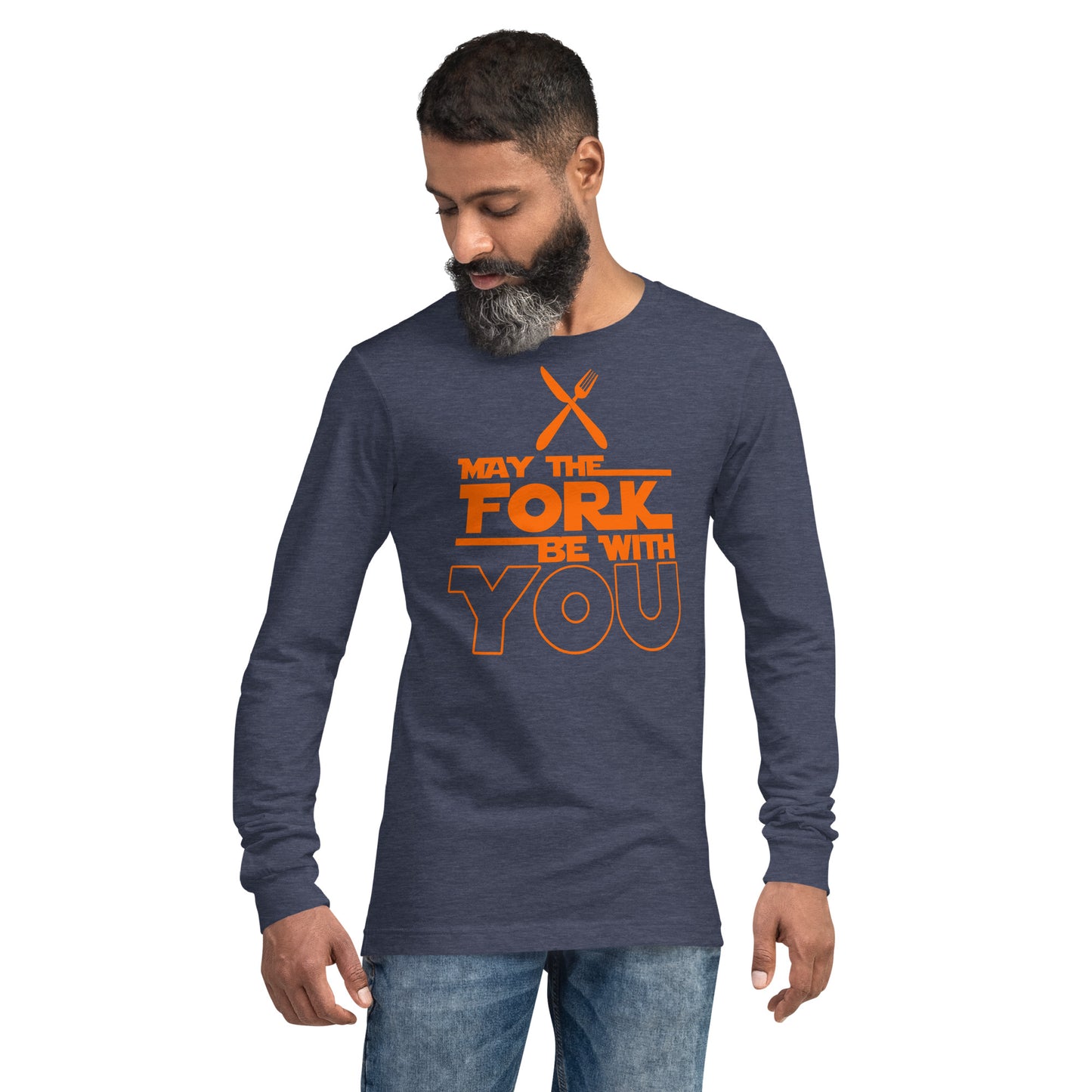 Adult GU 'May the Fork' Long Sleeve T-Shirt