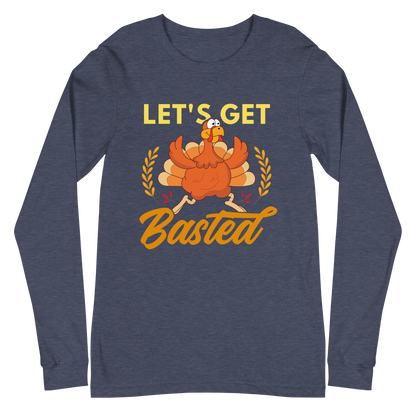 Adult GU 'Let's Get Basted' Long Sleeve T-Shirt