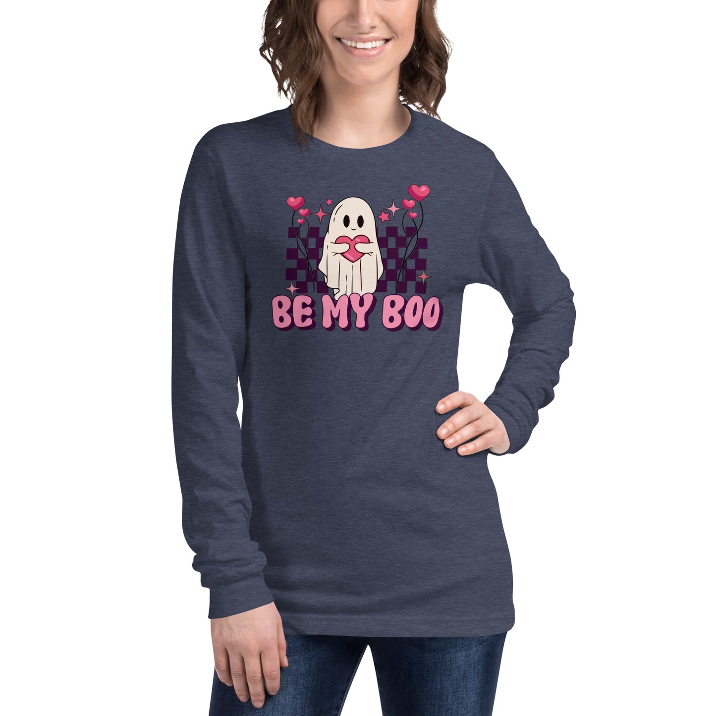 Adult 'Be My Boo' Long Sleeve T-Shirt