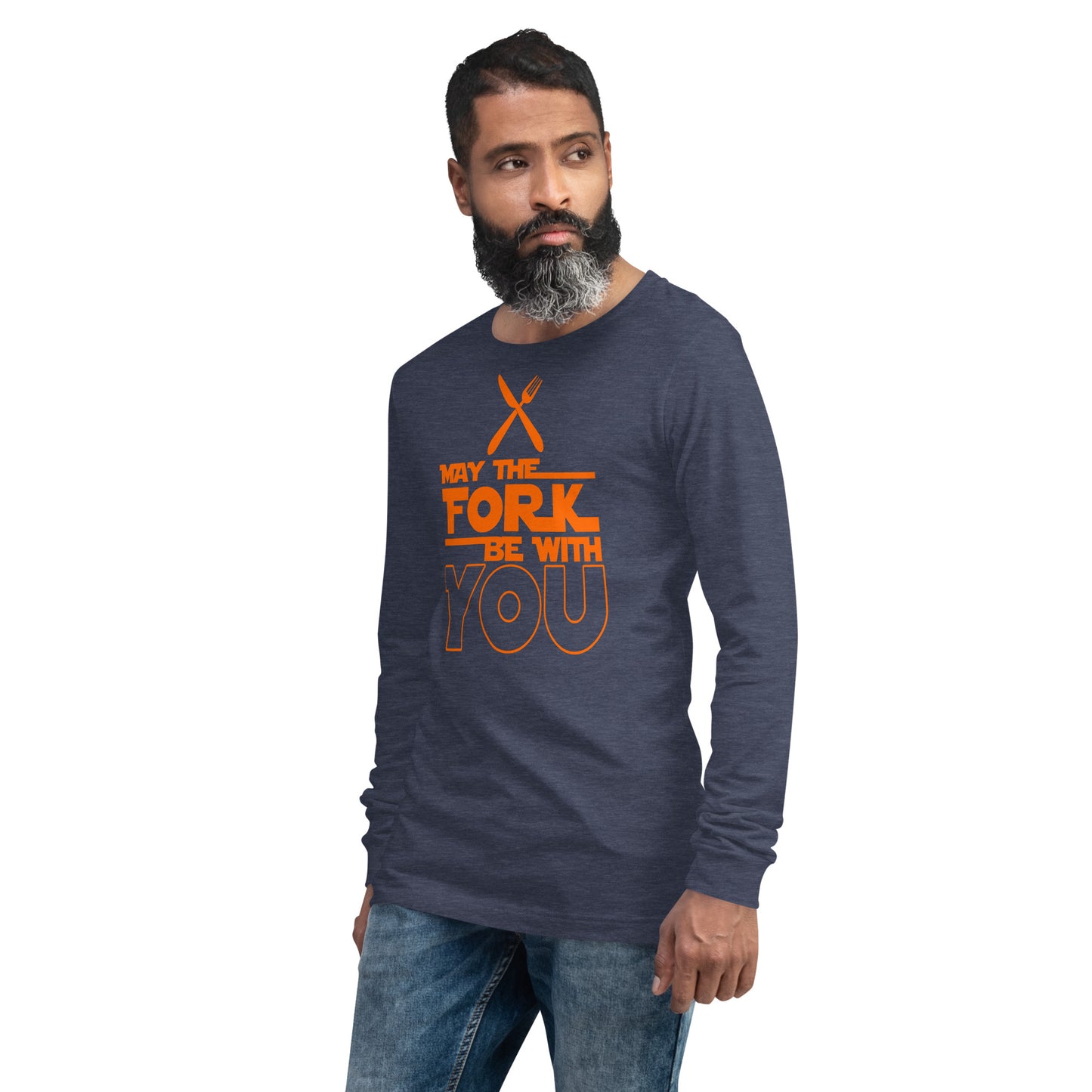 Adult GU 'May the Fork' Long Sleeve T-Shirt