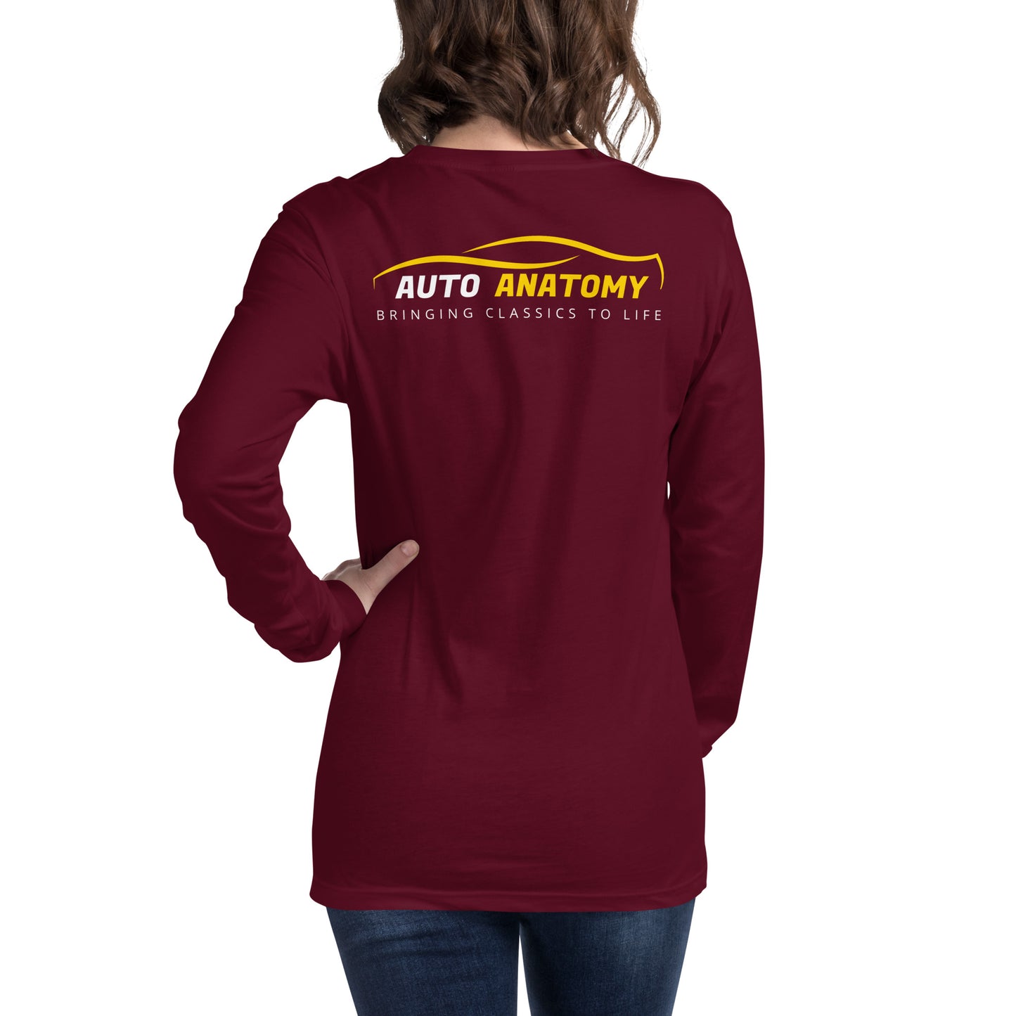 Adult Auto Anatomy Long Sleeve T-shirt