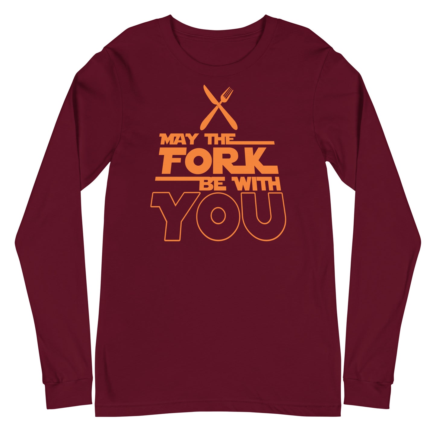 Adult GU 'May the Fork' Long Sleeve T-Shirt