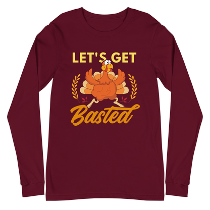 Adult GU 'Let's Get Basted' Long Sleeve T-Shirt