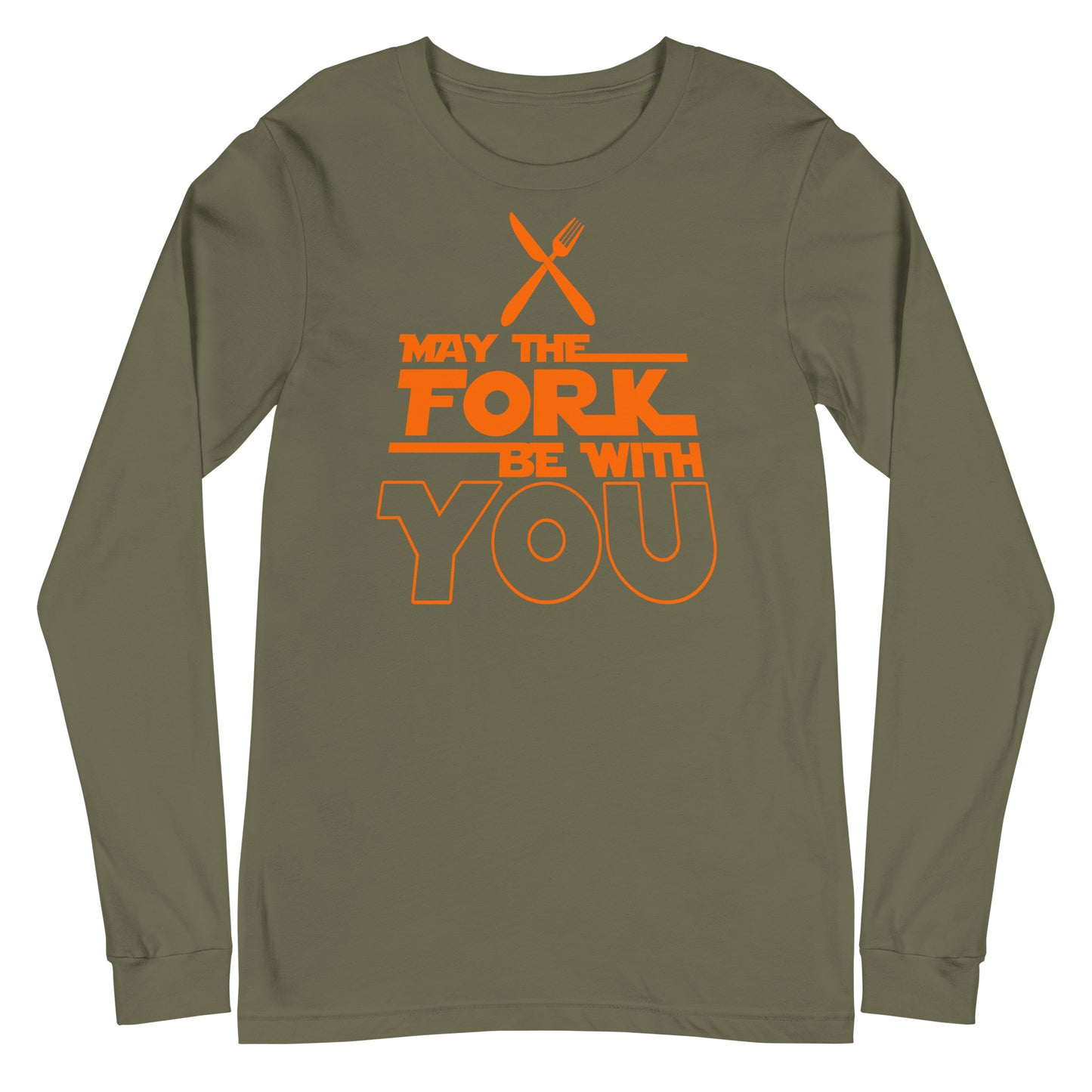 Adult GU 'May the Fork' Long Sleeve T-Shirt