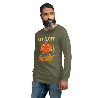 Adult GU 'Let's Get Basted' Long Sleeve T-Shirt