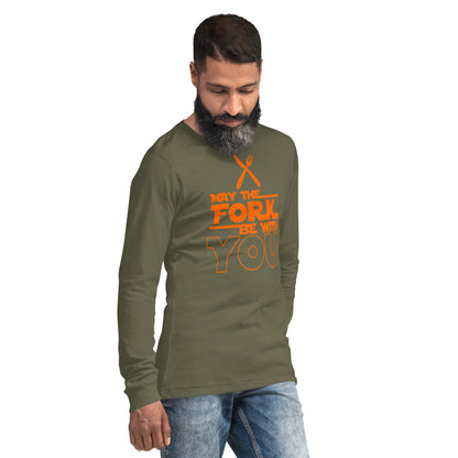 Adult GU 'May the Fork' Long Sleeve T-Shirt