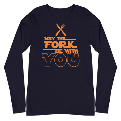 Adult GU 'May the Fork' Long Sleeve T-Shirt