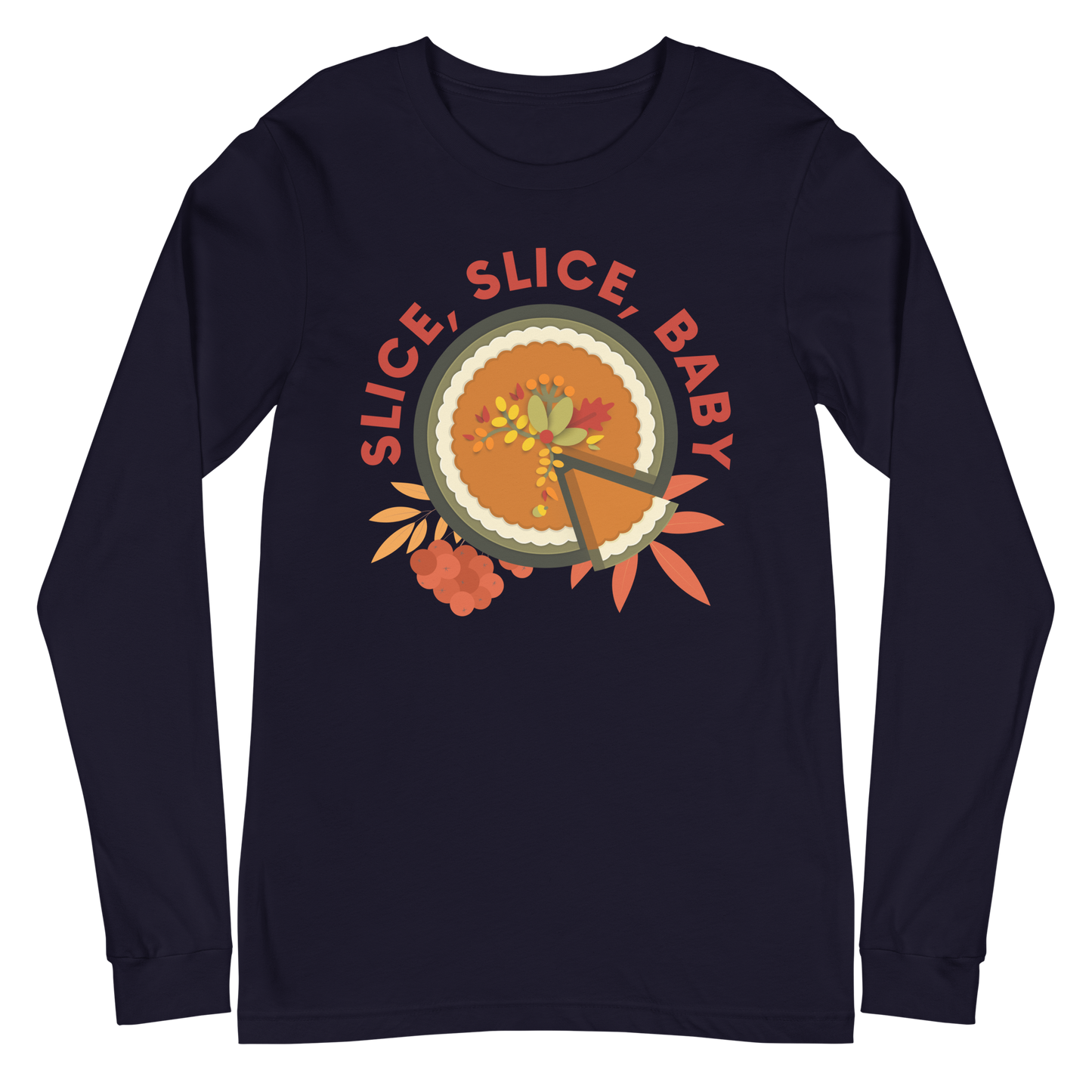 Adult GU 'Slice, Slice, Baby' Long Sleeve T-Shirt