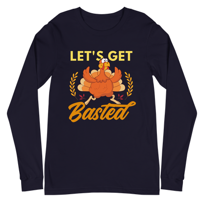 Adult GU 'Let's Get Basted' Long Sleeve T-Shirt