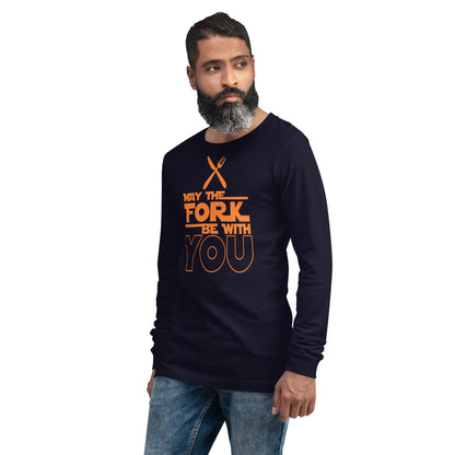 Adult GU 'May the Fork' Long Sleeve T-Shirt