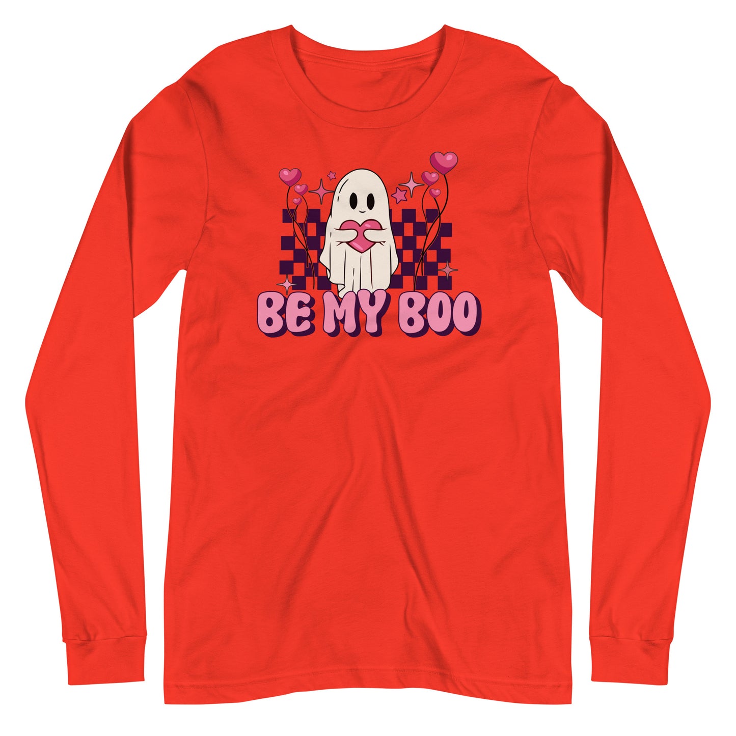 Adult 'Be My Boo' Long Sleeve T-Shirt