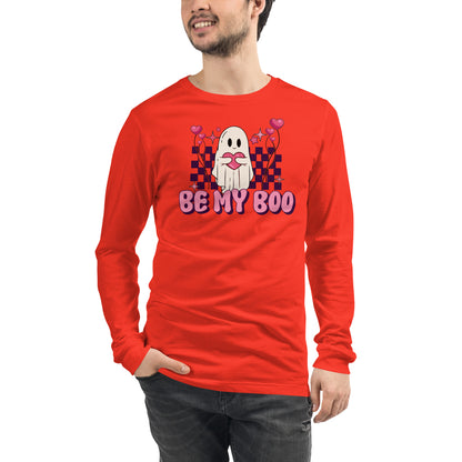 Adult 'Be My Boo' Long Sleeve T-Shirt