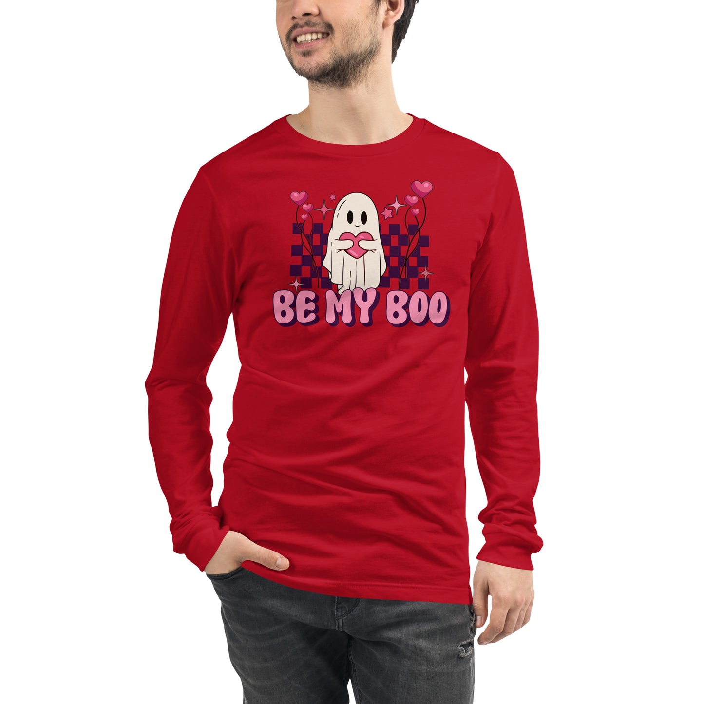 Adult 'Be My Boo' Long Sleeve T-Shirt