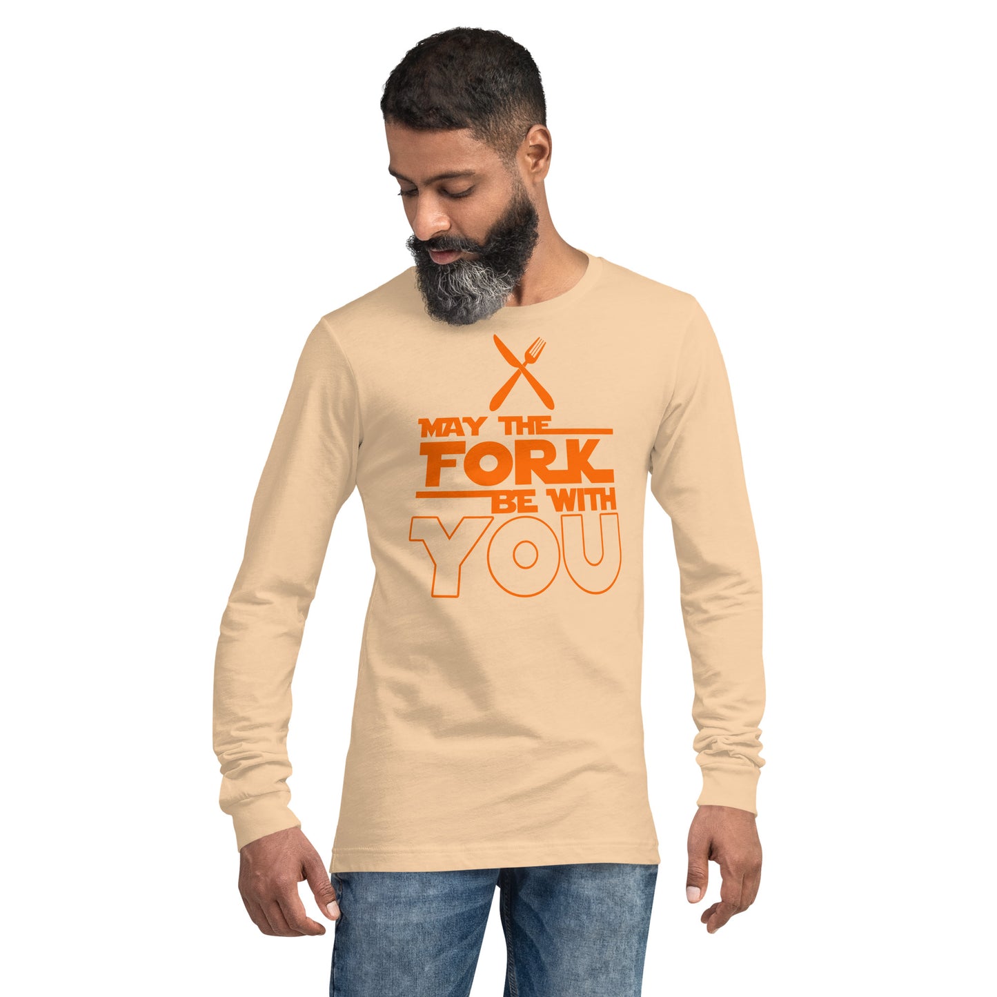 Adult GU 'May the Fork' Long Sleeve T-Shirt