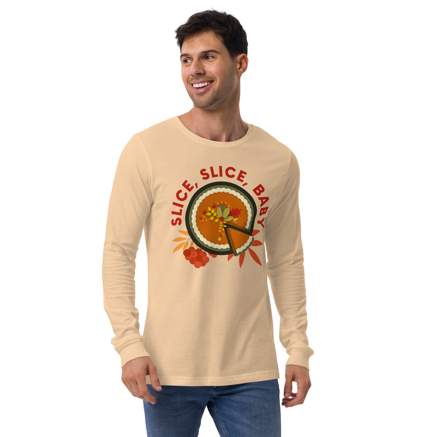 Adult GU 'Slice, Slice, Baby' Long Sleeve T-Shirt