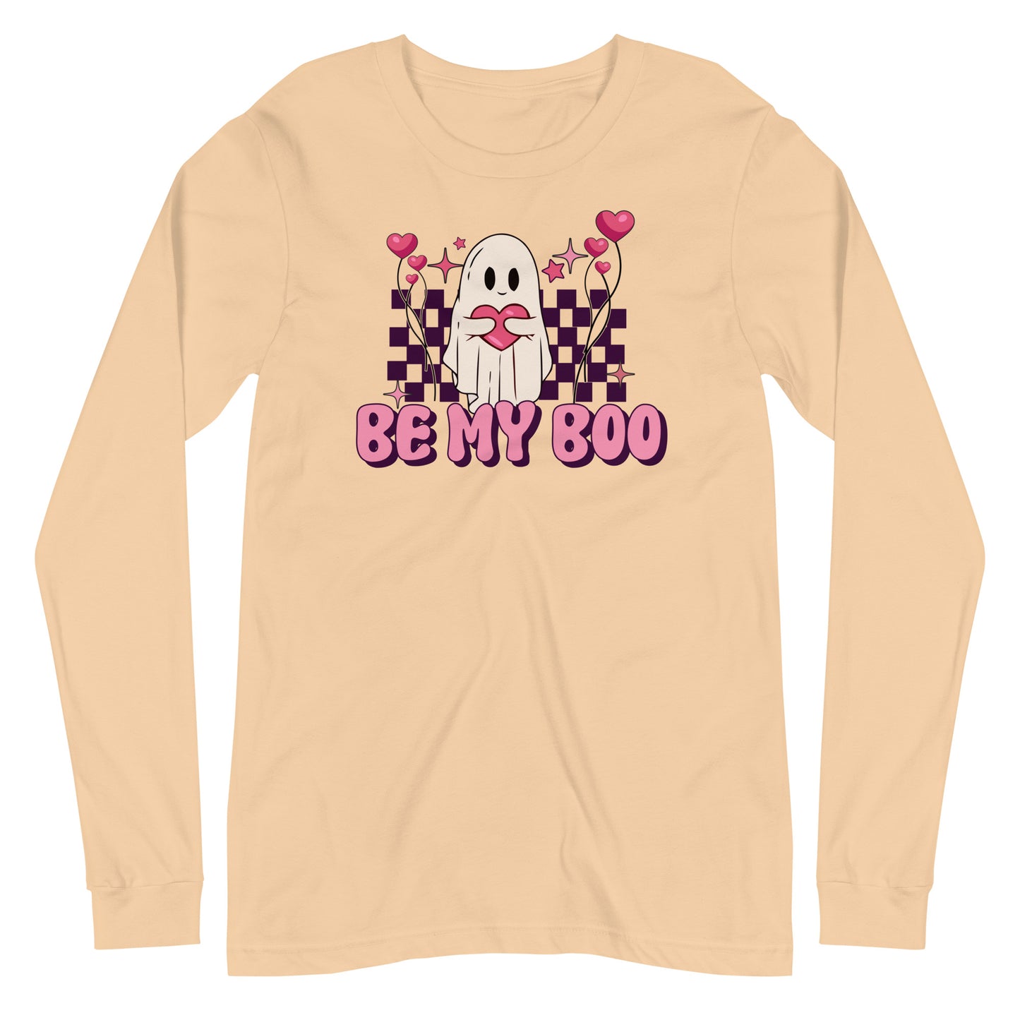 Adult 'Be My Boo' Long Sleeve T-Shirt